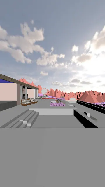 Original viewport: Pool and terrace