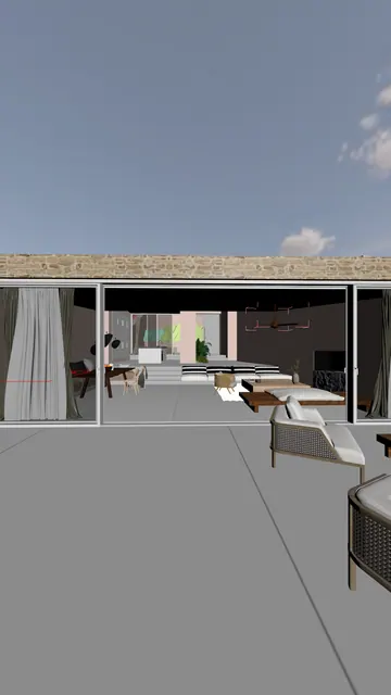 Original viewport: Terrace entrance